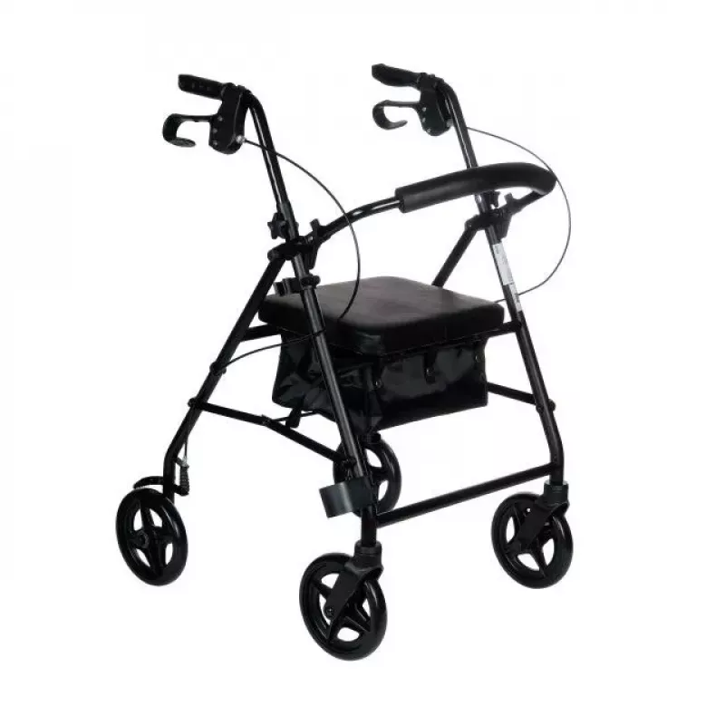 REHA FUND vierwielige revalidatielooprek RF-610 Black