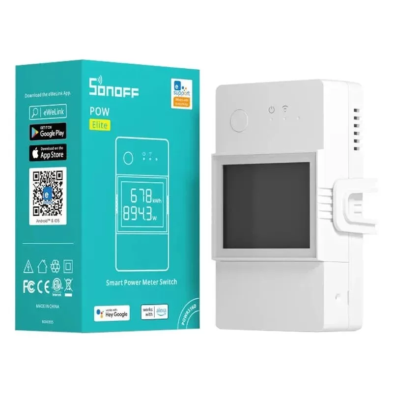 Sonoff POWR316D Slimme WiFi-schakelaar met energiemeter