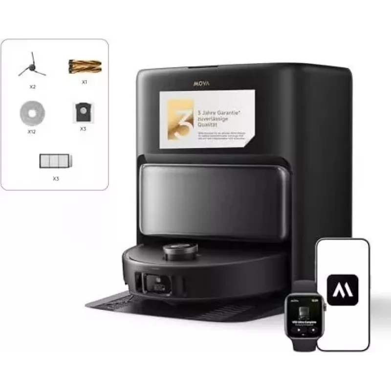 Dreame Mova V50 Ultra Complete, combi - zwart