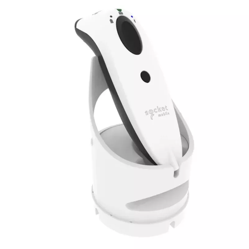 Socket Mobile SocketScan S720 handheld barcodescanner 1D 2D draadloos Bluetooth wit met oplaadstation