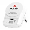 SKROSS Pro+ USB AC30PD wereldreisadapter met 30W USB-C PD en USB-A