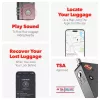 KEYSMART SmartLock TSA-goedgekeurd Find My-slot zwart