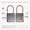 KEYSMART SmartLock TSA-goedgekeurd Find My-slot zwart