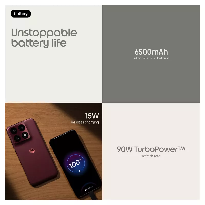Motorola Edge 70 Pro 8GB RAM 256GB zinfandel