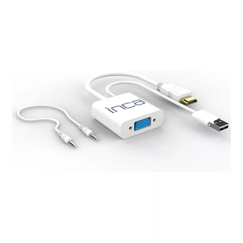 INCA VGA-naar-HDMI + USB + audio-converter IVTH-01
