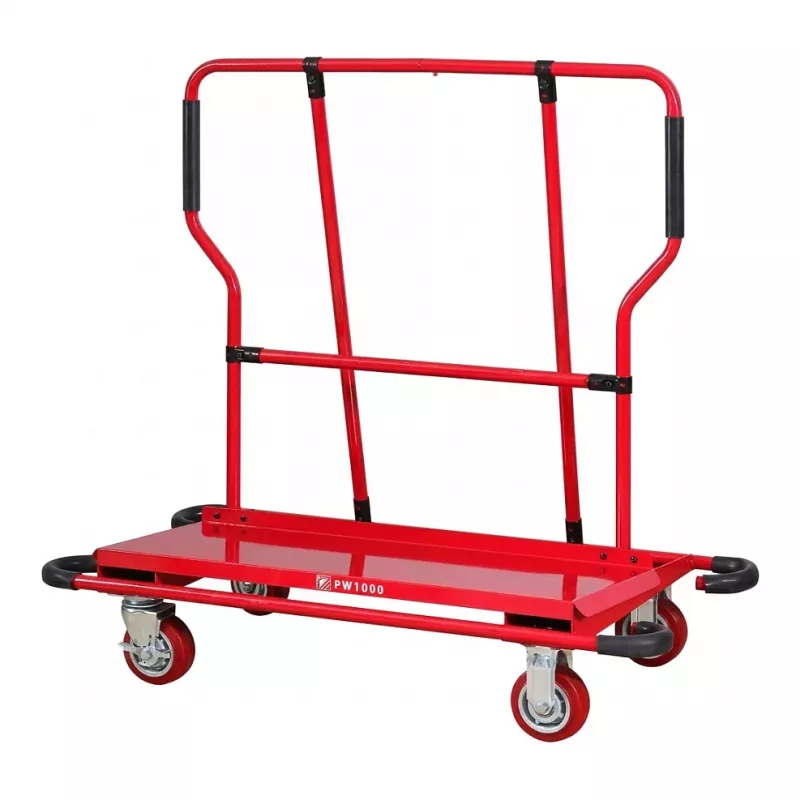 HOLZMANN MASCHINEN PW1000 platenwagen, 1000 kg draagvermogen, platform 1220x560 mm