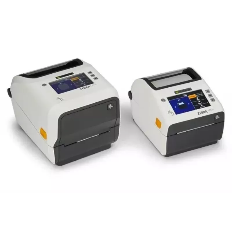 Zebra ZD621d-HC direct-thermische labelprinter – 203 dpi – rol van 108 mm – 203 mm/s – kleuren-touch-LCD – USB 2.0, LAN, serieel, USB-host, Bluetooth LE 5 – wit