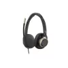 HP Poly Mission 825 bedrade stereo-USB-headset met ANC - zwart