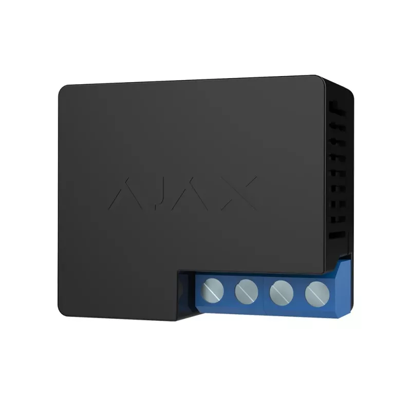 Ajax WallSwitch slimme relais inbouwschakelaar zwart