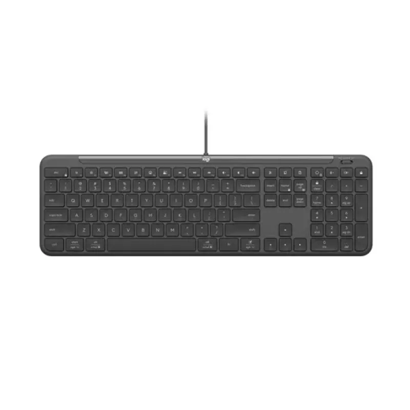 Logitech Signature Slim Wired K620 for Business, Zwitserse layout, grafiet