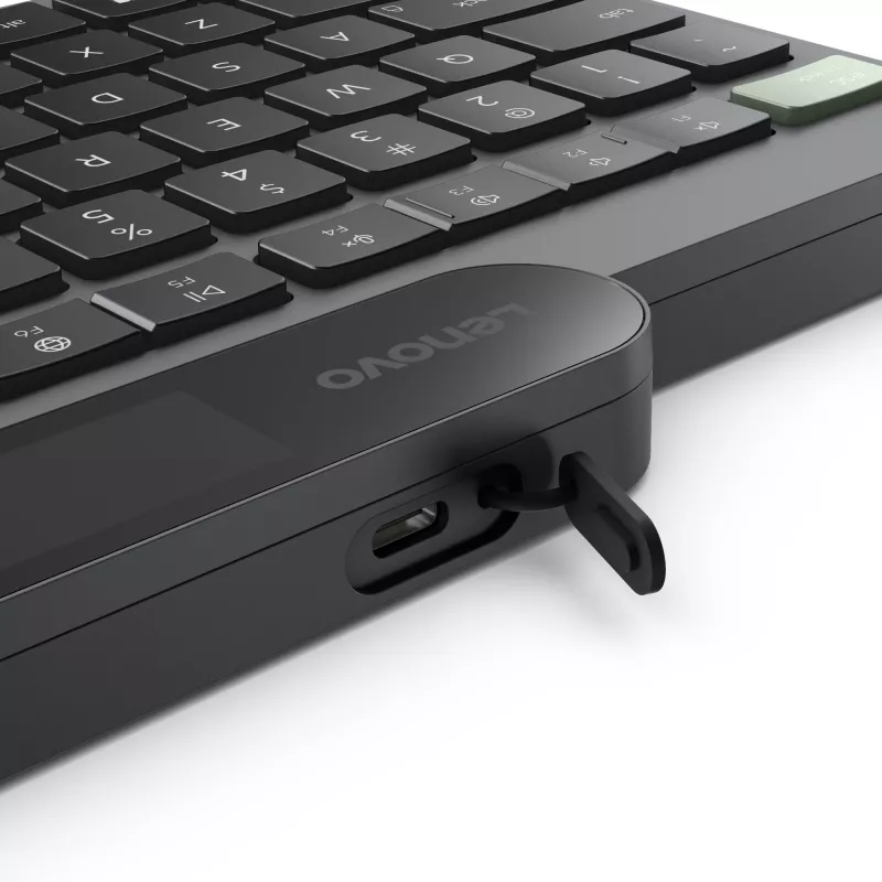 Lenovo zelfopladend Bluetooth-toetsenbord Litouws zwart