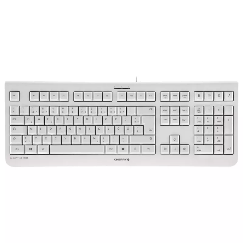 Cherry KC 1000 toetsenbord - Pan Nordic - lichtgrijs