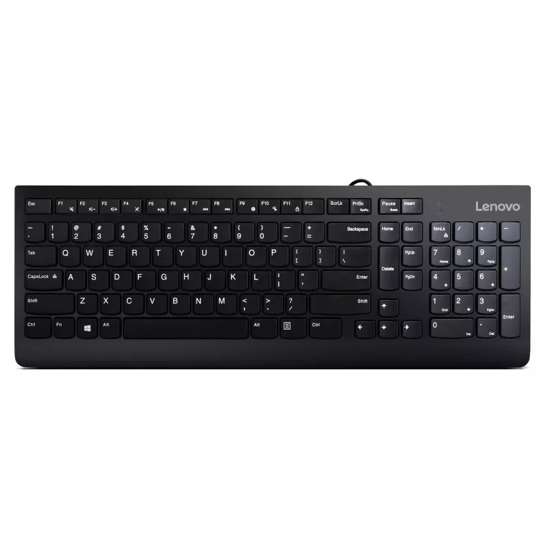 Lenovo 300 USB-toetsenbord - US English QWERTY - zwart
