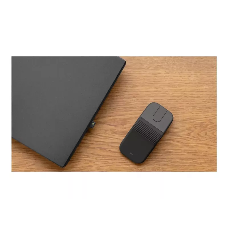 Logitech Mobi Fold for Business - draadloze muis - rechtshandig - grafiet