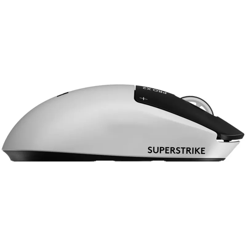 Logitech G PRO X2 SUPERSTRIKE optische draadloze gamingmuis - zwart/wit
