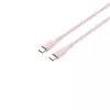 CANYON USB-C naar USB-C-kabel 60W 1m siliconen Pink Sand