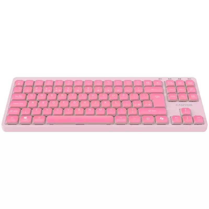 CANYON toetsenbord OnType 10 Low Profile EN bedraad roze