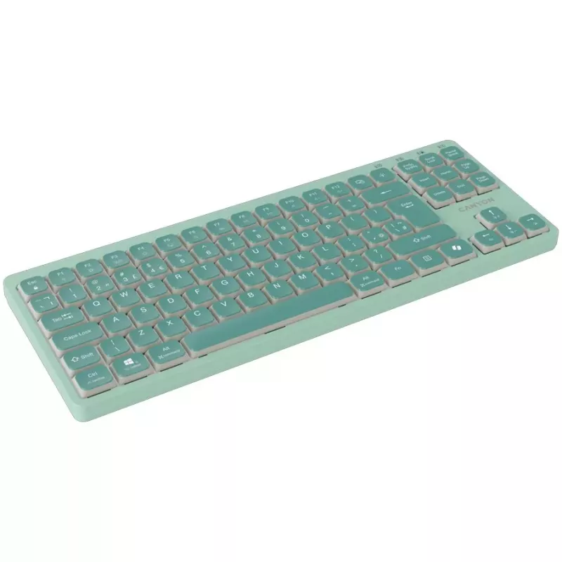 CANYON OnType 10 Low Profile EN bedraad groen toetsenbord
