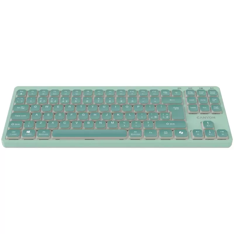 CANYON OnType 10 Low Profile EN bedraad groen toetsenbord