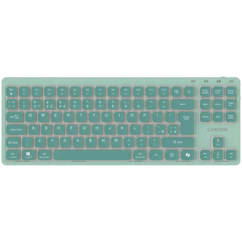 CANYON OnType 10 Low Profile EN bedraad groen toetsenbord