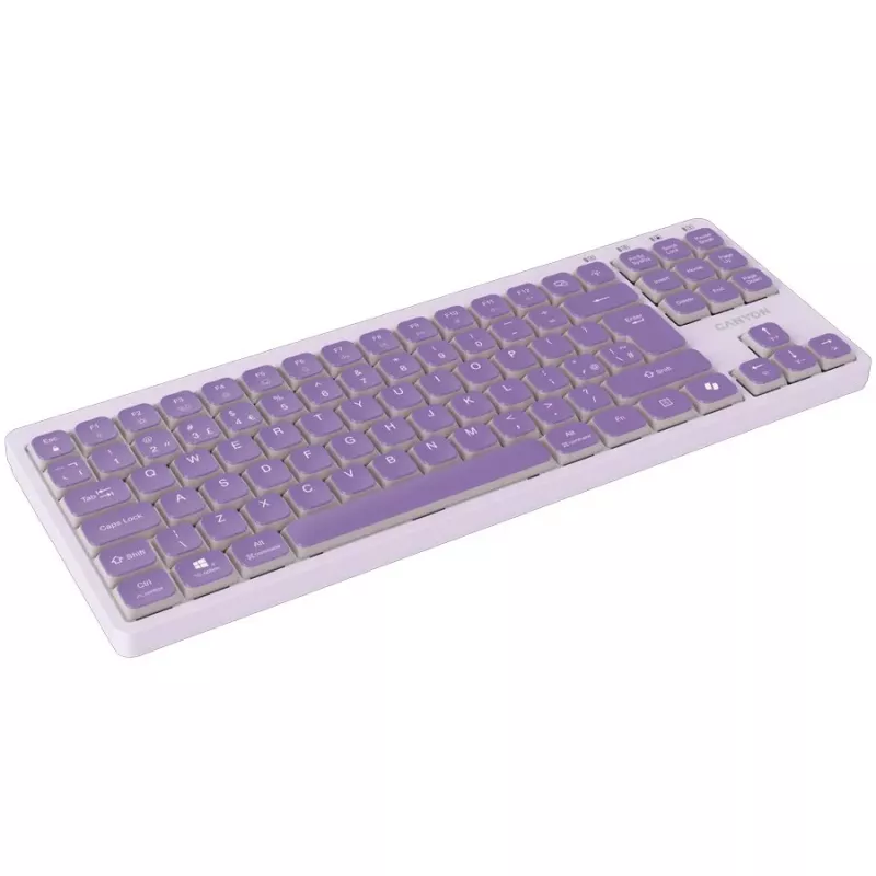 CANYON toetsenbord OnType 10 Low Profile EN bedraad paars
