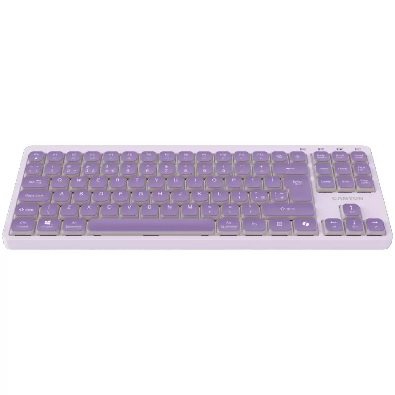 CANYON toetsenbord OnType 10 Low Profile EN bedraad paars