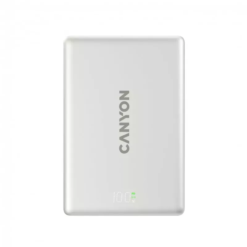 CANYON magnetische powerbank OnPower 511 PD20W 10000mAh aluminium Star Grey