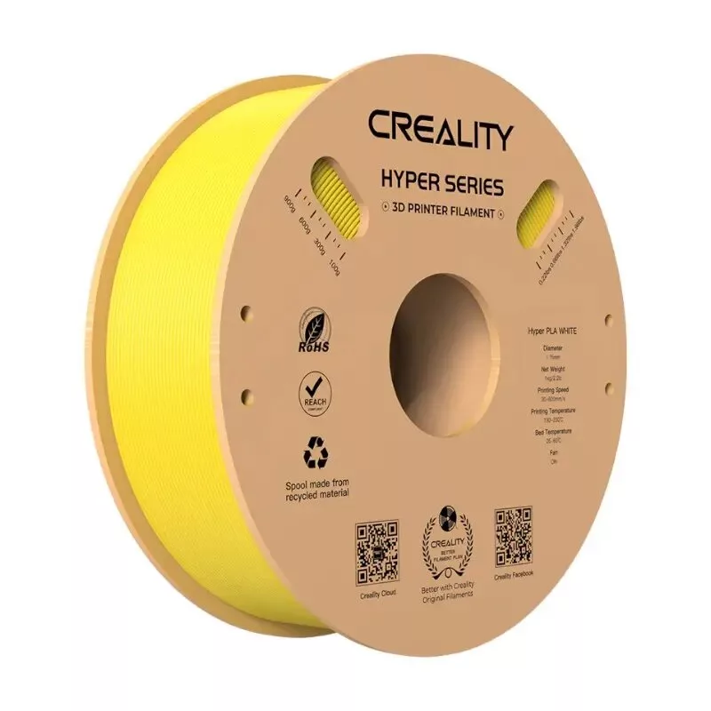 Creality Hyper PLA filament 1,75 mm 1 kg geel