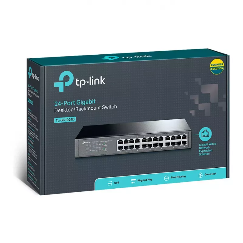 TP-Link TL-SG1024D 24-poorts Gigabit Ethernet switch desktop/rackmontage