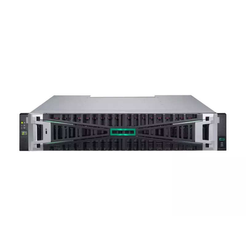 HPE Modular Smart Array 2070 16Gb Fibre Channel SFF Storage - 7e generatie - Hybrid Flash Array - 0 TB - 24 SFF-sleuven - 2U rackmontage