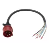 Anker SOLIX Stroomkabel, IEC 60309 3P+N+E naar open einde, 32 A, 60 cm, Rood