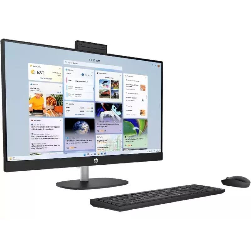 HP All-in-One 27-cr1003ne Intel Core Ultra 7 155U 32GB DDR5 RAM 512GB SSD 27 inch Full HD touchscreen Windows 11 Home (refurbished)