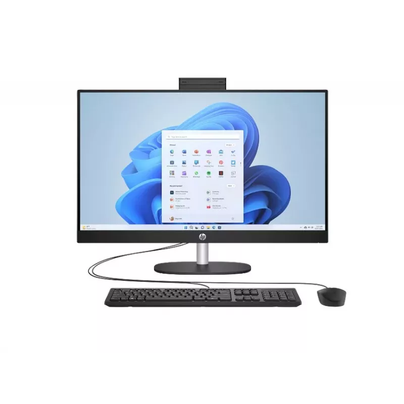 HP All-in-One 27-cr0912nc desktop-pc, Intel Core i5-1334U, 16 GB RAM, 512 GB SSD, 27 inch Full HD IPS-scherm, Windows 11 Home, wit (refurbished)