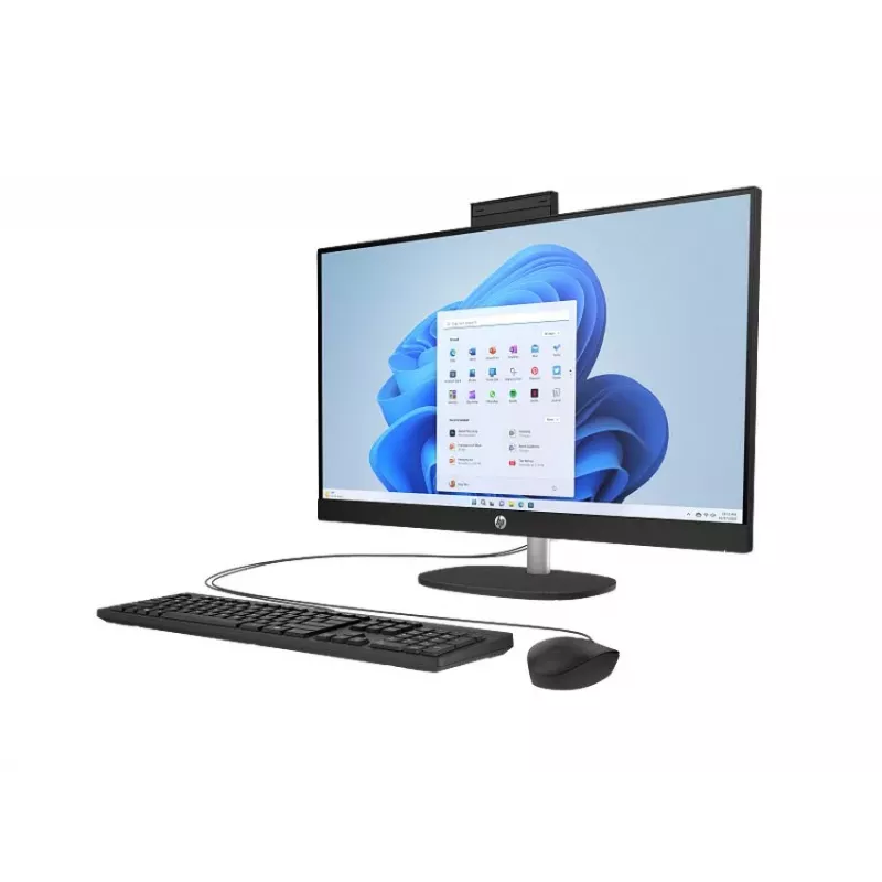 HP All-in-One 27-cr0912nc desktop-pc, Intel Core i5-1334U, 16 GB RAM, 512 GB SSD, 27 inch Full HD IPS-scherm, Windows 11 Home, wit (refurbished)