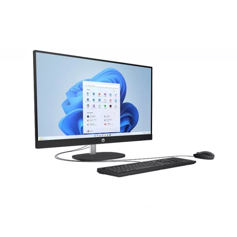HP All-in-One 27-cr0912nc desktop-pc, Intel Core i5-1334U, 16 GB RAM, 512 GB SSD, 27 inch Full HD IPS-scherm, Windows 11 Home, wit (refurbished)