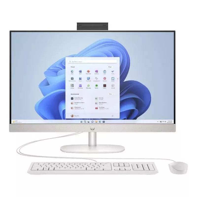 HP All-in-One 27-cr0046na desktop-pc, 27 inch FHD IPS, Intel Core i5-1334U, 8 GB RAM, 512 GB SSD, Windows 11 Home, wit (refurbished)