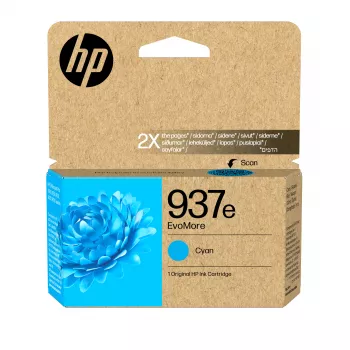 HP 937e EvoMore Cyaan originele inktcartridge