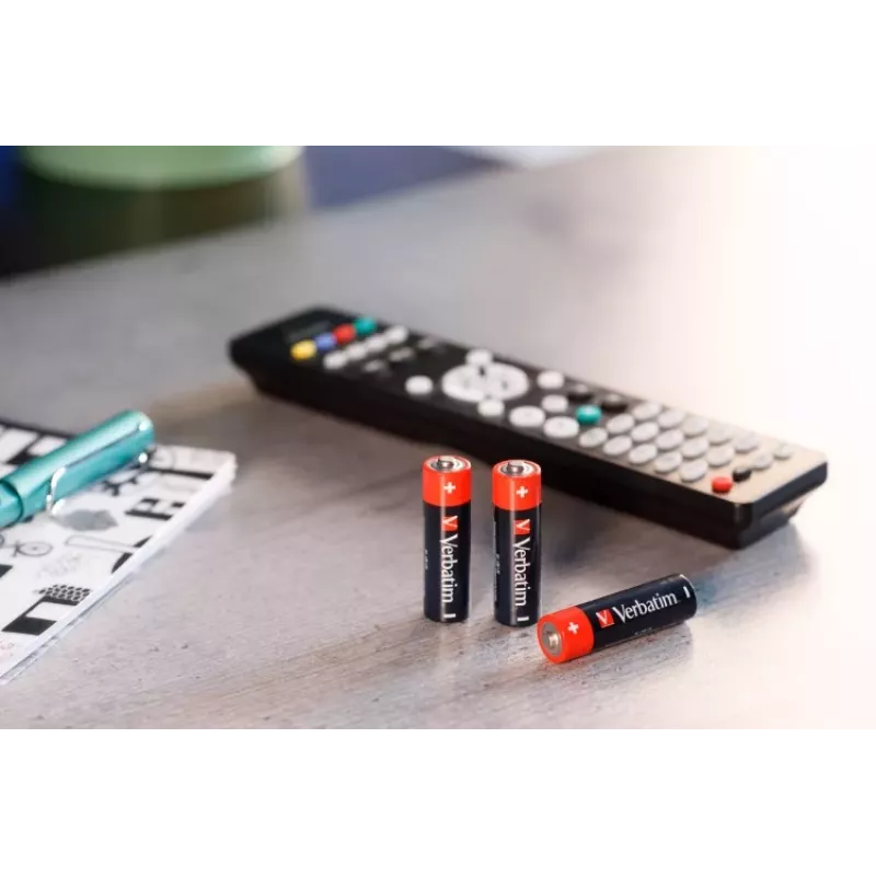 Verbatim 49501 alkalinebatterijen AA LR6 (4 stuks/verpakking)