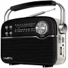 Luidspreker SVEN SRP-500, zwart (3W, Bluetooth, FM/AM/SW, USB, microSD, AUX, accu)