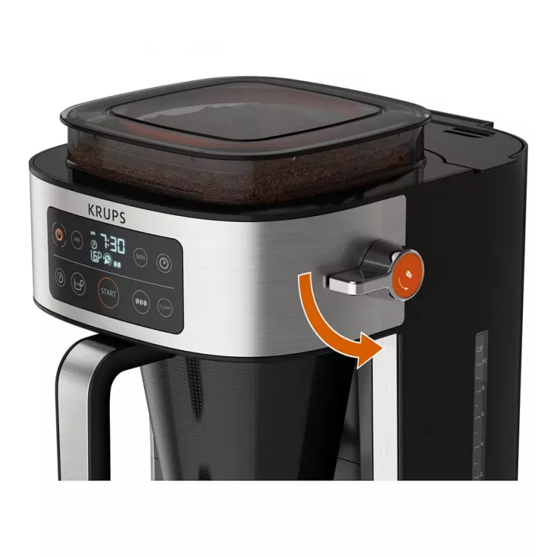 KRUPS KM760D Aroma-filterkoffiezetapparaat zwart 2-10 kopjes