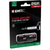 Emtec USB 3.2 Click Secure B120 256GB USB-stick zwart