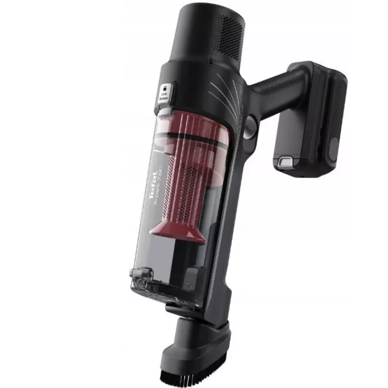 Tefal X-Pert 7.60 Animal TY6A75 Draadloze steelstofzuiger, 18,5 V, Rood/Zwart