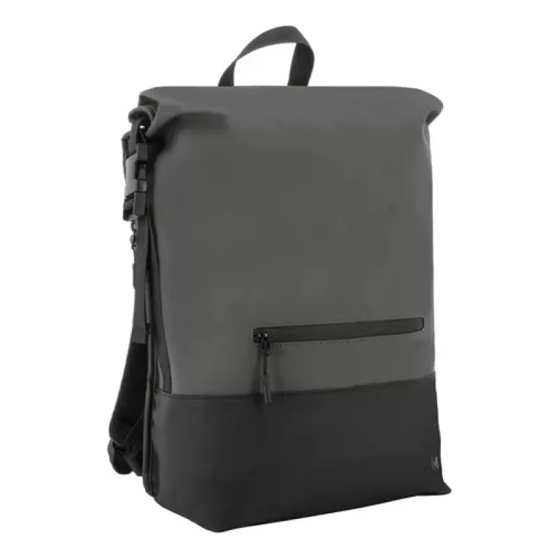 MOBILIS Two-Tone Rolltop rugzak 14-16 grijs/zwart 25L