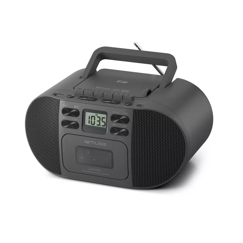 Muse M-188RDC cd-boombox met Bluetooth, FM-radio, USB, zwart