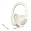 Muse M-295 ANCW draadloze over-ear-koptelefoon met actieve ruisonderdrukking, wit