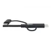 Eaton Tripp Lite Series universele USB-A naar Lightning, USB Micro-B en USB-C sync-/laadkabel (M/3xM), MFi-gecertificeerd, zwart, 1,8 m