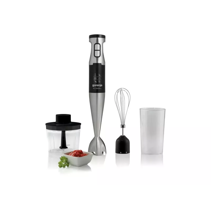 Gorenje staafmixer HBX1000E 1000W zwart kunststof bak 0,5L