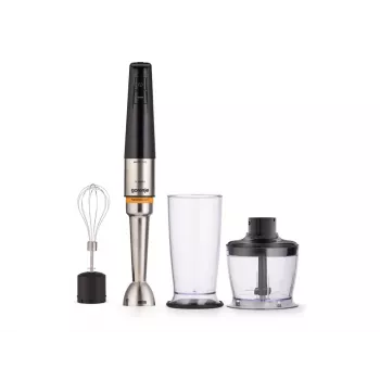 Gorenje HBX1200EB 1200 W handblender met kunststof kan, 0,8 L, rvs schacht, zwart