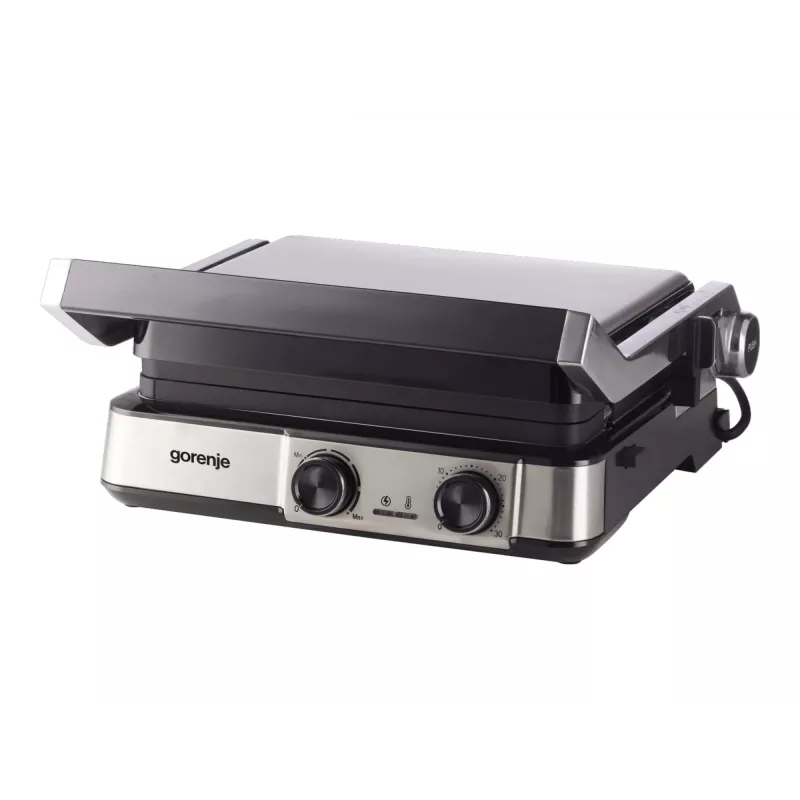 Gorenje GCG2000MT multifunctionele elektrische grill, vaste platen, zwart, 2000 W