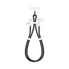 SBOX LANYARD BLACK USB-C naar USB-C-kabel 1,5 m zwart